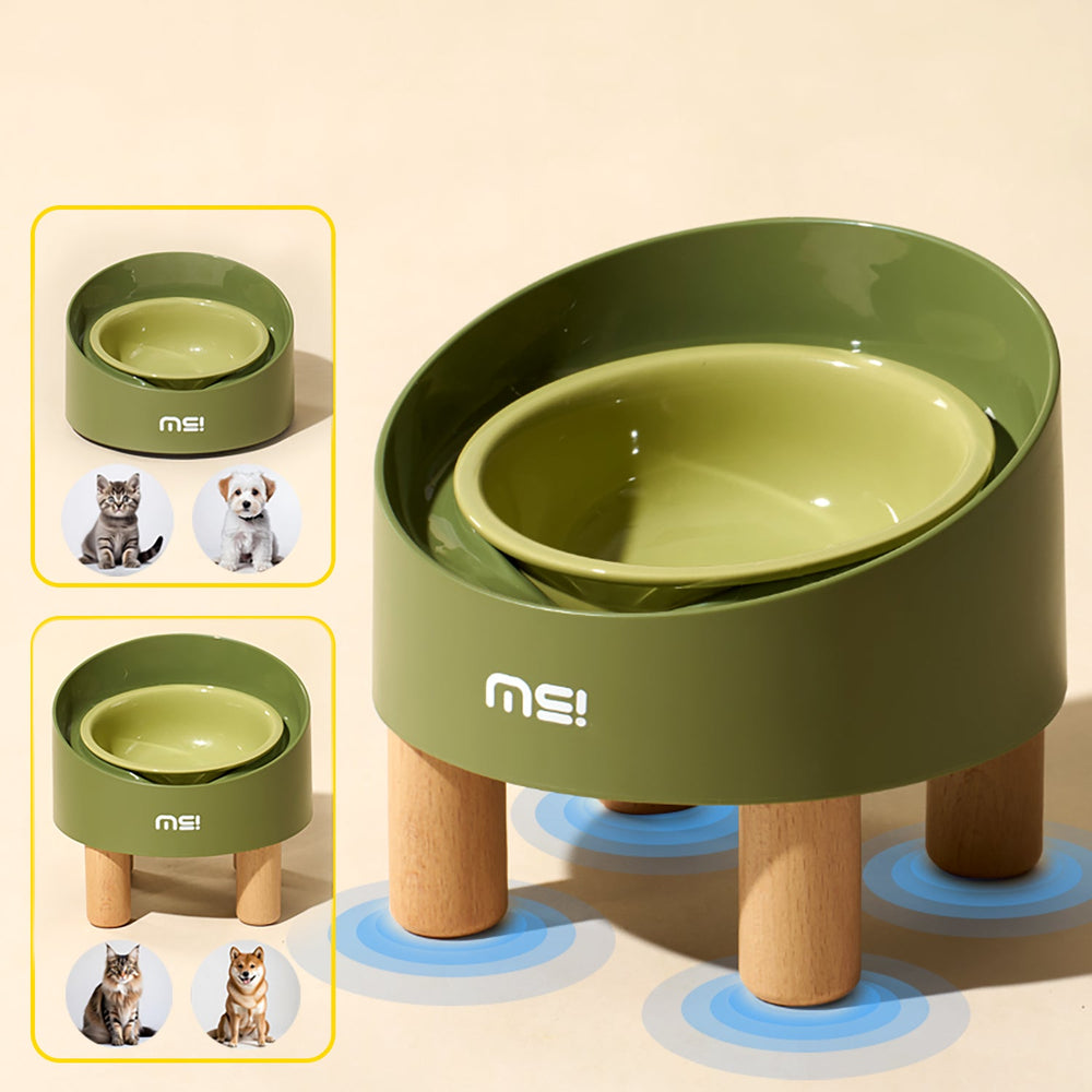 Rolls voerbak in twee hoogtes, voor kat en kleine hond