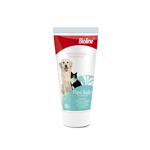 Knijptube Bioline-pootbalsem voor hond en kat, 50 ml